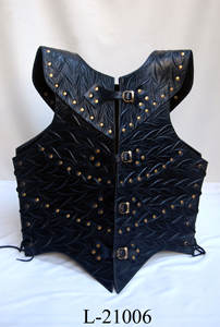 Chaqueta de armadura de cuero medieval para perro armadura de animales hogar decorativo armadura de cuero medieval regalos producto a la venta a bajo precio - Product Image 2