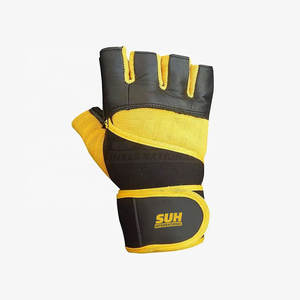 Nouveauté : Gants de sport en cuir demi-doigts légers et respirants, fabriqués au Pakistan, vente en gros, les plus vendus pour l'entraînement, à prix abordable. - Product Image 3