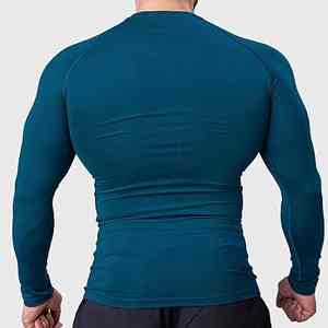 Camiseta Deportiva para Hombre con Logotipo Personalizado, de Secado Rápido, Transpirable, Absorbente de Sudor, Compresión, para Entrenamiento - Product Image 5