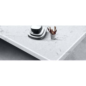 Placa de Cuarzo Unionstone Blanco Orgánico, Producto de Piedra Natural de Primera Calidad, Impermeable, Aplicación Moderna para Paredes, Gran Formato - Product Image 2
