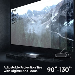 Projecteur laser intelligent 4K à ultra courte focale 2200 lumens pour home cinéma avec Android 14, lentille DLP, Wi-Fi et fonctionnalités 3D - Product Image 5