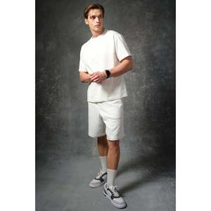 Camiseta Básica Oversize para Hombre - Algodón Grueso y Suave con Textura 100% Jersey 88378 - Product Image 4