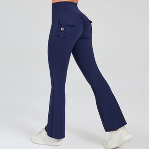 Nuevas mujeres estiramiento compresión comodidad Scrunch V corte Yoga Leggings entrenamiento gimnasio Yoga Legging hecho por Hanger Impex - Product Image 4