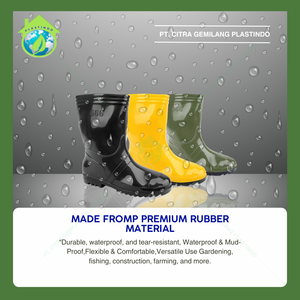 Ssbo 25cm cao su cao khởi động không thấm nước, không trơn trượt, rắn cắn kháng, linh hoạt và thoải mái giày dép cho ngoài trời và làm việc sử dụng - Product Image 6