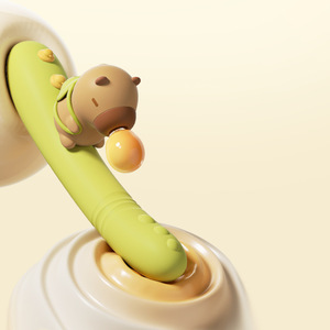 Vibrateur avec fonctions de vibration, de poussée et de succion détachables pour femmes, 24 par boîte - Product Image 3