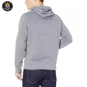 เสื้อฮู้ดผ้าคอตตอน100% สำหรับผู้ชายเสื้อมีฮู้ดผ้าหนาไม่มี300gsm โอเวอร์ไซส์ออกแบบได้ตามต้องการ - Product Image 5