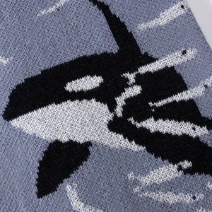 Tùy Chỉnh Thiết Kế Acrylic Cardigan Áo Len Người Đàn Ông Phụ Nữ Dệt Kim Thời Trang Giản Dị Ấm Áp Thoải Mái Dài Tay Áo Phong Cách Hàng Đầu - Product Image 5