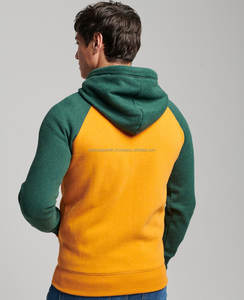 Vente en gros de sweat à capuche en coton épais avec impression bouffante pour hommes pull de luxe avec fermeture éclair sweats à capuche surdimensionnés respirants personnalisés hiver - Product Image 2