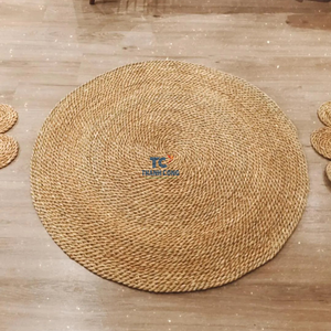 Alfombra de algas marinas naturales hechas a mano, superventas, patrón trenzado blanco al por mayor para decoración del hogar, altura de pelo de felpa de Vietnam - Product Image 4