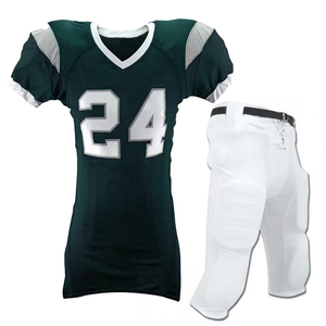 Meilleurs ensembles de football américain en polyester 2025 – Tenue d'été à séchage rapide de haute qualité, manches courtes, taille XL, fabriquée au Pakistan - Product Image 3