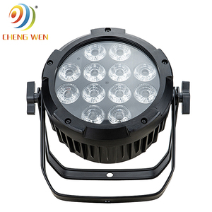 12pcs18W impermeable RGBWA + UV 6 en 1 <span class=keywords><strong>LED</strong></span> iluminación de escenario <span class=keywords><strong>DMX</strong></span> <span class=keywords><strong>512</strong></span> WiFi Par batería potencia remota inalámbrica Uplight para bodas fiestas - Product Image 3