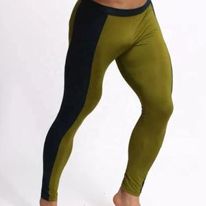 Pantalons de sport pour hommes, confortables, respirants, à séchage rapide, athlétiques, attrayants, à deux tons, de compression - Product Image 5