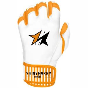 Gants de frappeur de baseball en cuir véritable unisexe, respirants, de haute qualité, personnalisables, durables, avec support pour le poignet - Product Image 2
