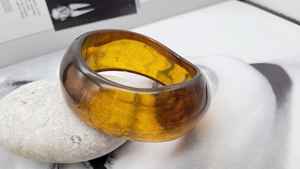 Brazaletes de resina hechos a mano de primera calidad con flores secas reales y piedras naturales, joyería de moda elegante para mujer - Product Image 2