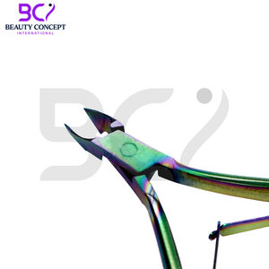 Service OEM 2026, Pince à cuticules en acier inoxydable, ouverture large, couleur arc-en-ciel, logo personnalisé, prix de gros, modèle le plus récent - Product Image 5