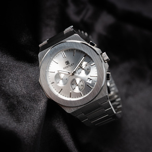 High Quality Stainless Steel Top Brand Luxury Sapphire Wristwatch <b>Quartz</b> <b>Watch</b> for Men - Product Image 2