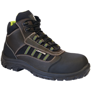 Bottes de sécurité en cuir noir/marron Danube S3 SRC EN20345 avec doublure textile, taille 46 - Product Image 2