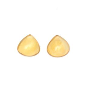 อัญมณีทรงหลวมรูปหัวใจสีเหลืองมะนาวธรรมชาติ - Product Image 1