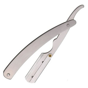 Rasoirs de rasage de barbier de haute qualité fabriqués directement avec poignée en acier inoxydable allemand - Product Image 2