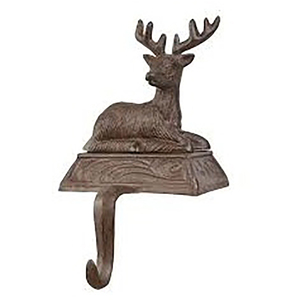 Modern Reindeer Stocking Holder Most Trending Single Hook Stairs <b>Tabletop</b> Elegant Christmas Stocking Holder - Product Image 4