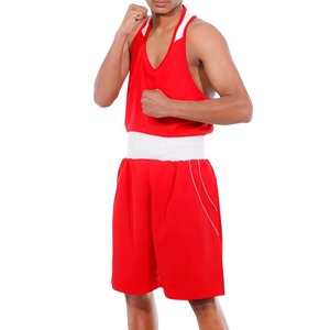 Shorts de MMA personnalisés en gros, uniformes de boxe simples avec t-shirts d'entraînement, équipement de kick-boxing tendance, shorts 2026 - Product Image 6