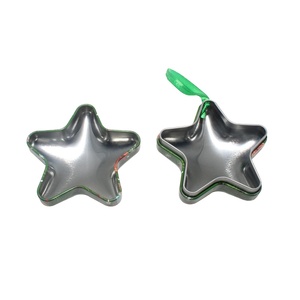 Food Grade Tinplate Biscuit Tin <b>Box</b> with Pentagram Star Design for Candy Chocolate Cookie <b>Christmas</b> Gifts-Customized Logo - Product Image 5