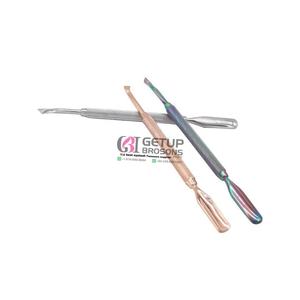 Empujadores de cutículas de la mejor calidad, empuñadura de diamante de plata/arcoíris/oro rosa, acero inoxidable con su logotipo personalizado, instrumentos de belleza - Product Image 2