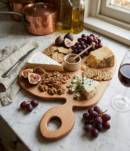 Tabla de Cortar de Madera Sostenible de la Mejor Calidad, Tabla de Cortar de Madera Maciza Ecológica, Duradera, Apta para Lavavajillas, Forma Rectangular para - Product Image 1