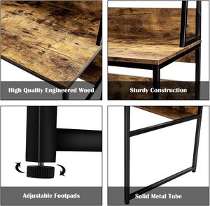 Alta calidad estudio escritura trabajo portátil escritorio hogar Oficina ordenador mesa para trabajo de oficina - Product Image 3
