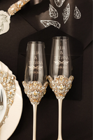 Flûtes à champagne en cristal sans plomb de haute qualité, flûte à champagne sans tousser