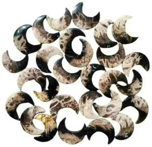 Agate de racine de palmier de haute qualité, cabochon de racine de palmier premium pour la fabrication de bijoux, comme des pendentifs, des boucles d'oreilles, des cadeaux pour filles, utilisation d'agate - Product Image 4