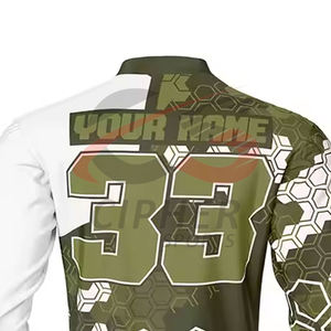 Top haute qualité 100% Polyester impression numérique maillot de course coupe-vent respirant moto Auto course porter maillot à vendre - Product Image 6