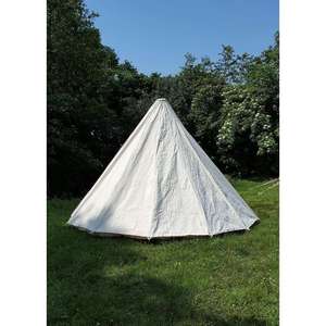 Portable Medieval <b>Tent</b> Cotton Fabric with Aluminum <b>Pole</b> Conical Design - Product Image 3
