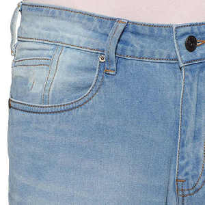 Wholesale High Quality Custom Logo Straight Men's Skinny Mid Waist Denim <b>Pants</b> Breathable Slim Jeans <b>Pants</b> - Product Image 4