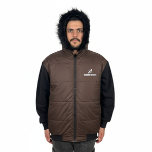 OEM Custom Logo Thick <b>Padded</b> Down <b>Coat</b> Puffer Jacket Outdoor Warm Winter New Fashion Custom Logo Puffer Jacket for man - Product Image 1