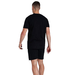 <b>Men</b> 2 Pieces Twin <b>Set</b> Custom Made White <b>and</b> Black Twin <b>Set</b> Breathable Cotton <b>Men</b> Summer <b>Short</b> Sleeve <b>T</b> <b>Shirt</b> <b>Shorts</b> <b>Sets</b> - Product Image 6