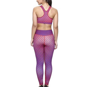Yoga Leggings Ladies Gym Fitness Spandex y Nylon Activewear Set 2 piezas High Elastic Yoga Suit Women Legging & Bra Set - Product Image 5