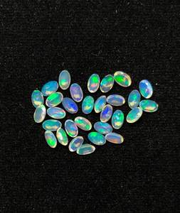 Vente en gros de pierres précieuses d'opale éthiopienne naturelle de qualité AAA 3x5mm 4x5mm pierres à facettes ovales certifiées IGI naturelles calibrées en vrac - Product Image 4