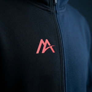 MATTIERA Men's Black Blue Two Tone Pullover <b>Hoodie</b> <b>Red</b> Logo Fleece Sweatshirt Streetwear Casual Hooded Tops Custom Wholesale OEM - Product Image 5