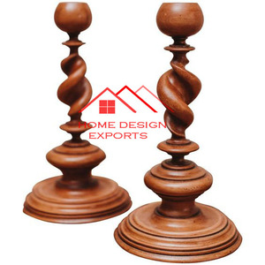 Candelero de decoración de Mesa para el hogar, Hotel, sala de estar, uso de decoración 2025, candelabro de madera de mango más vendido, diseño único - Product Image 6