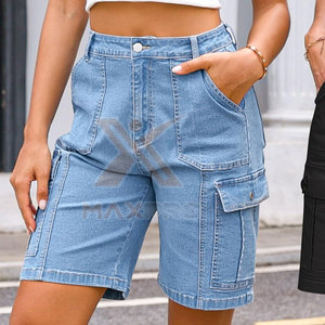 Pantalones Cortos Cargo para Mujer, Cómodos, Resistentes, Transpirables, 100% Algodón, Personalizables, Ecológicos, de Alta Calidad - Product Image 5