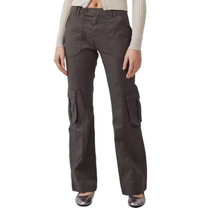 Meilleurs pantalons cargo élégants pour femmes, taille haute, en polyester/nylon, respirants, durables, avec taille élastique, options de logo personnalisé, taille complète - Product Image 1