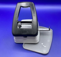 Perforatrice de bureau professionnelle 3-en-1 en métal et plastique de haute qualité, pour trous ovales et ronds, idéale pour cartes d'identité
