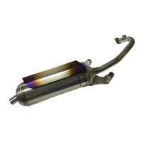 Nouvelle marque taïwanaise, usine OEM, échappement de moto modifié professionnel, acier inoxydable 304, soudé à la main, garantie 1 an
