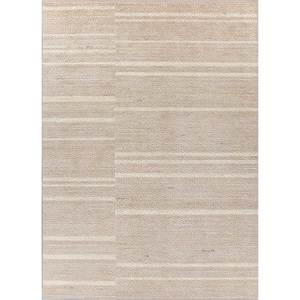 Alfombras de Lana Hechas a Mano Contour Gold, Estilo Boho Clásico, Color Sólido, para Entrada, Dormitorio, Tejidas a Mano, Hwl-298, Rectángulo Grande, 10 mm - Product Image 1