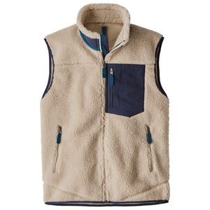 Veste en polaire sherpa rétro classique tendance pour homme, super douce et respirante, gilet sans manches confortable pour l'extérieur, nouvelle mode pour l'hiver - Product Image 3