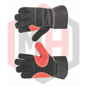 2025 High Quality Customizable Leather Working Gloves Cotton Fur <b>Fleece</b> Jersey <b>Liner</b> Welding Gloves Tear-Resistant Breathable MH - Product Image 6