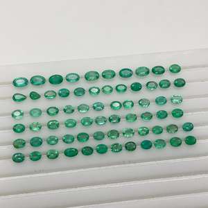 22.5cCt ธรรมชาติพลอย zambian มรกตเจียระไนทรงรีแบบหลวมสำหรับทำเครื่องประดับหินมรกตแบบเหลี่ยมเพชรพลอยขายส่งจากอินเดีย - Product Image 4