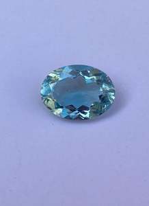 Piedra Suelta de Aguamarina Natural Seleccionada a Mano, Gema de Alta Calidad, Azul Cielo, 7.50x10mm CTS 1.80 para Anillos y Colgantes - Product Image 3