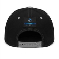 Casquette Trucker Snapback 5 Panneaux Personnalisable avec Logo Brodé OEM – Design sur Mesure Noir et Gris